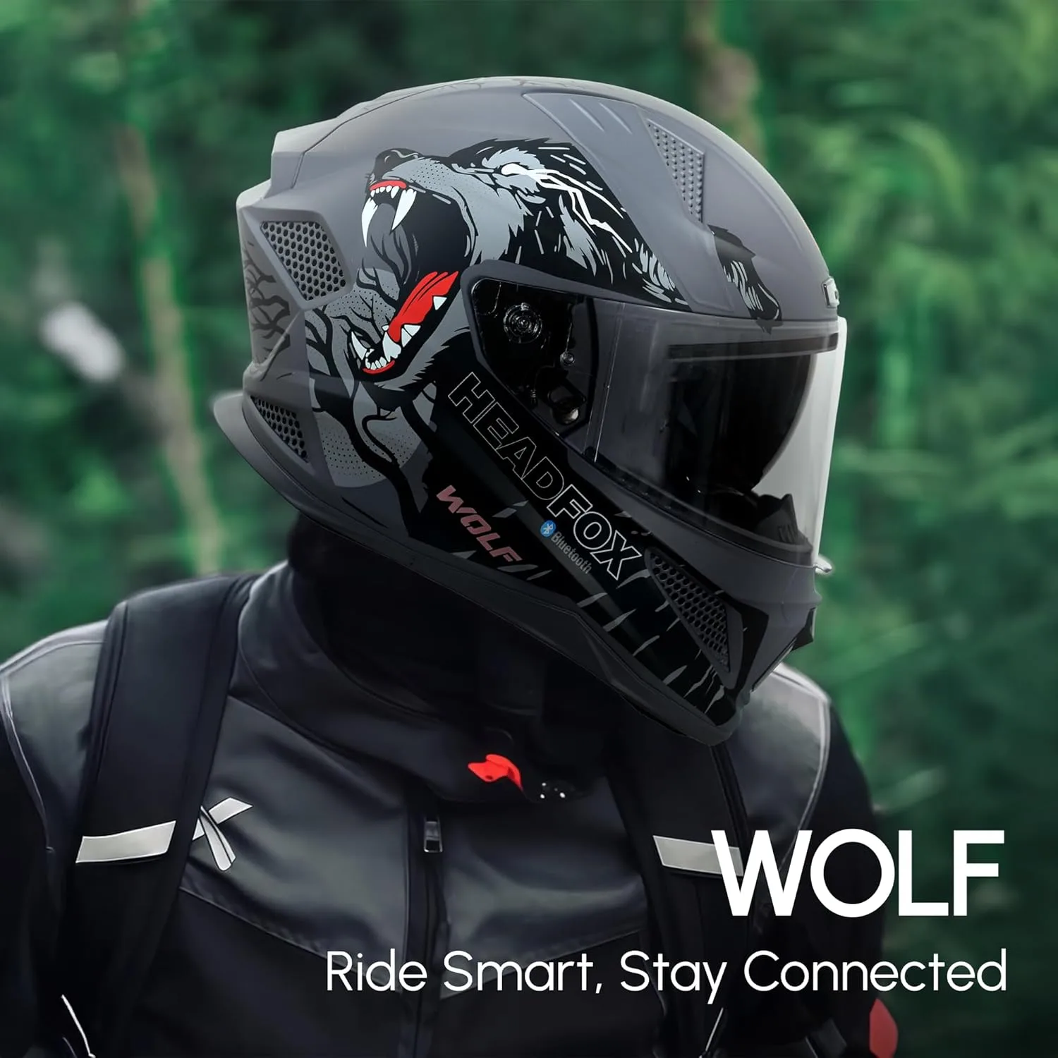 HEADFOX N2F Wolf Full Face - view 3