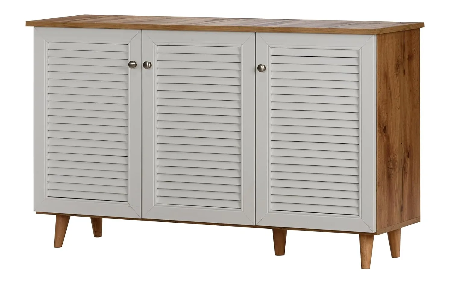 In-Depth Review: best shoe cabinet - DeckUp Plank Noordin 3-Door Engineered Wood Shoe Rack (Wotan Oak and White, Matte Finish) | | best shoe cabinet 8 DeckUp Plank Noordin 3-Doo - view 7