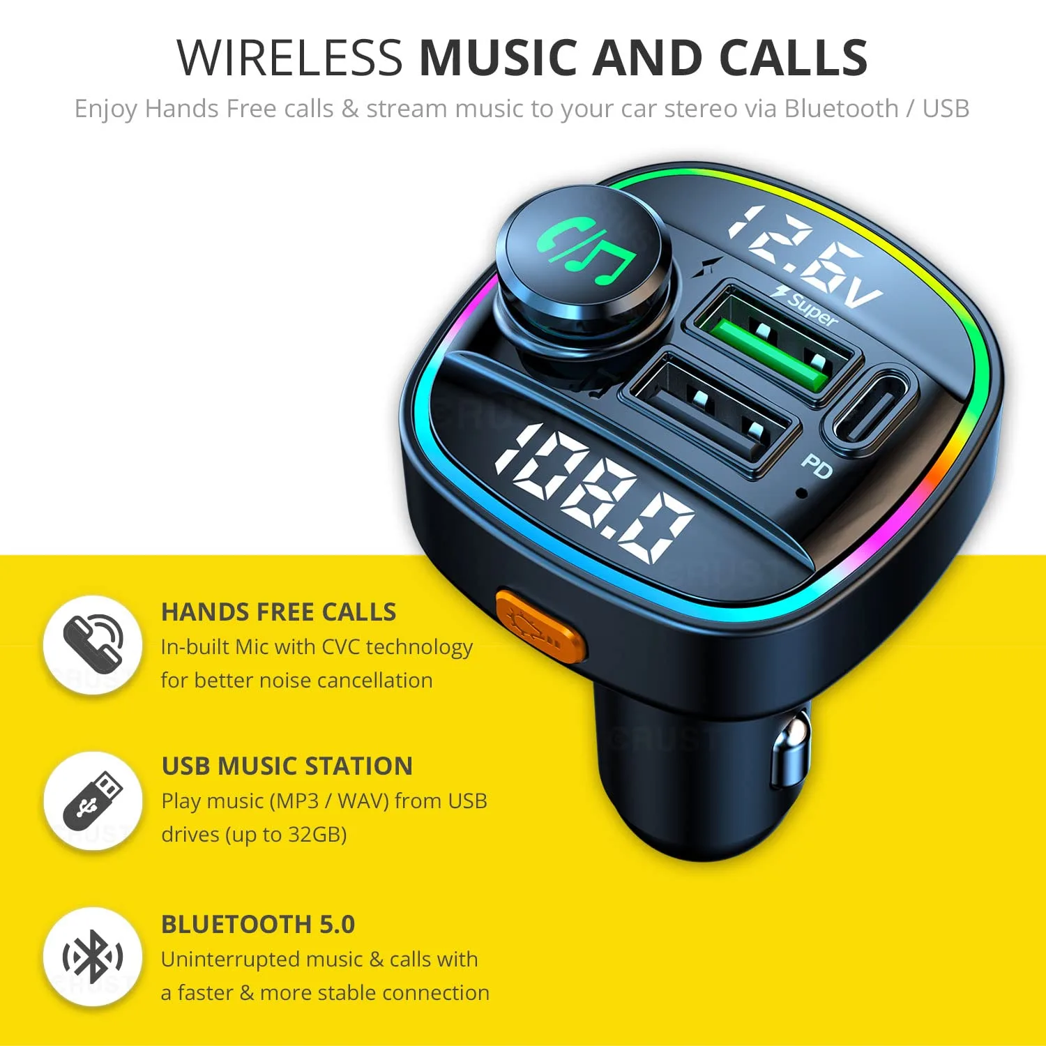 CRUST CS45 Car Bluetooth - view 2