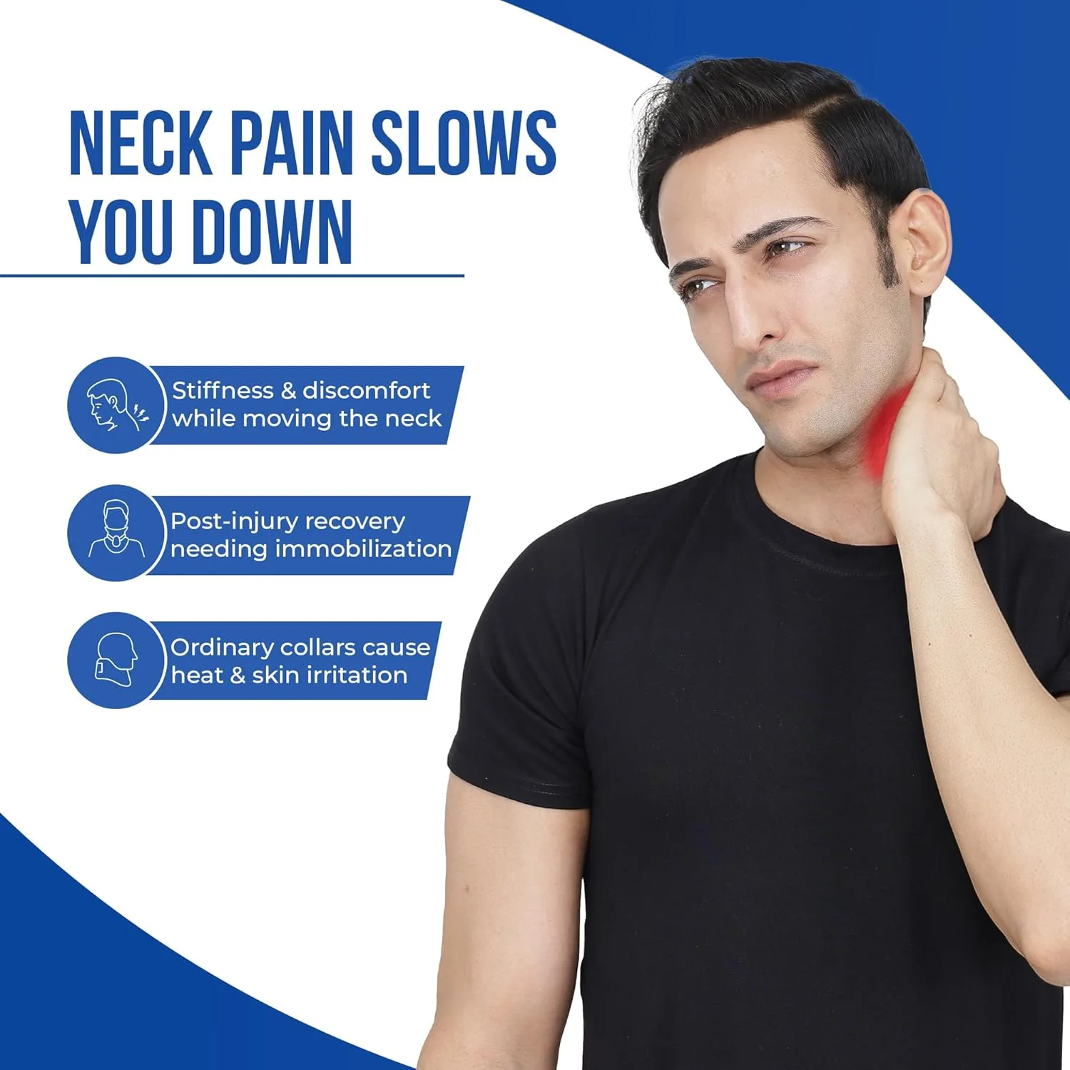 In-Depth Review: best neck support collar - Leeford Ortho Soft Cervical Collar for Neck Pain & Spondylitis | Neck Support for Cervical Pain | Brea 3 Leeford Ortho Soft Cervical - view 2