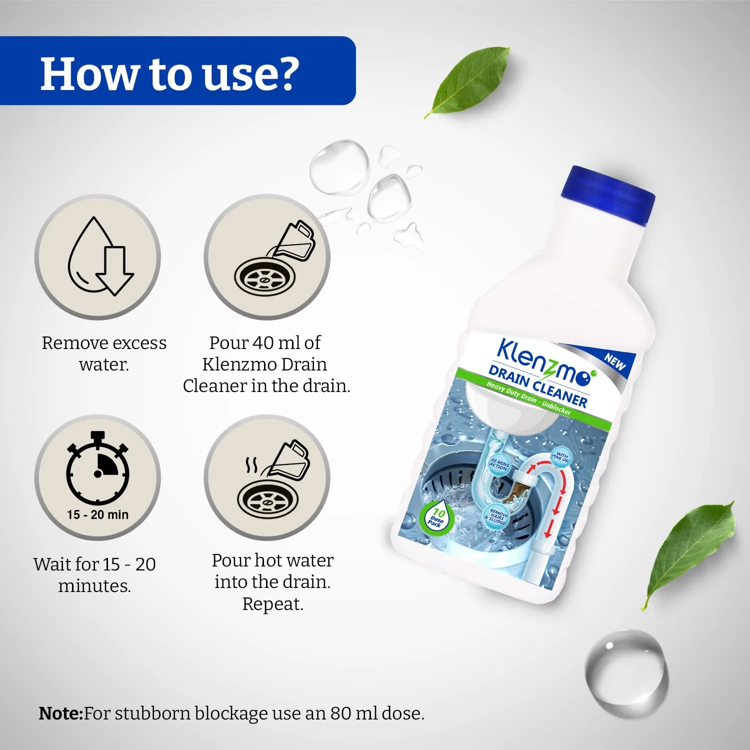 Klenzmo Drain Cleaner Liqui - view 4