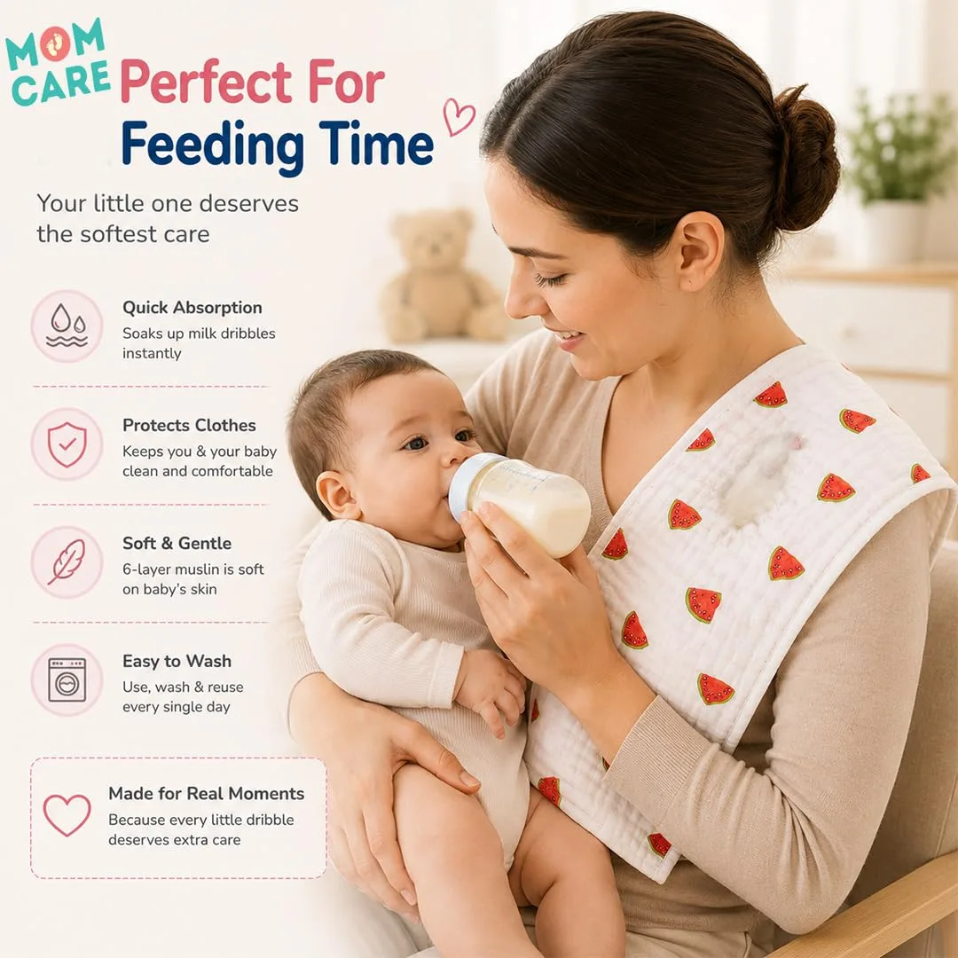 MOM CARE Muslin Burp Cl - view 4
