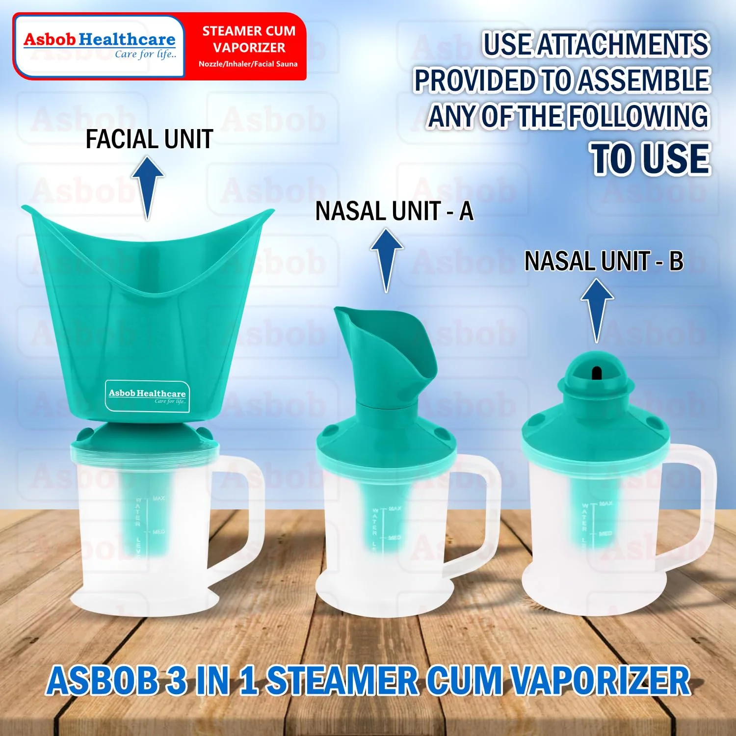 In-Depth Review: best steam inhaler machine - Asbob 3 in 1 steamer for cold and cough, vaporizer steamer for cough,cold and facial, steam inhaler  6 Asbob 3 in 1 steamer for - view 5