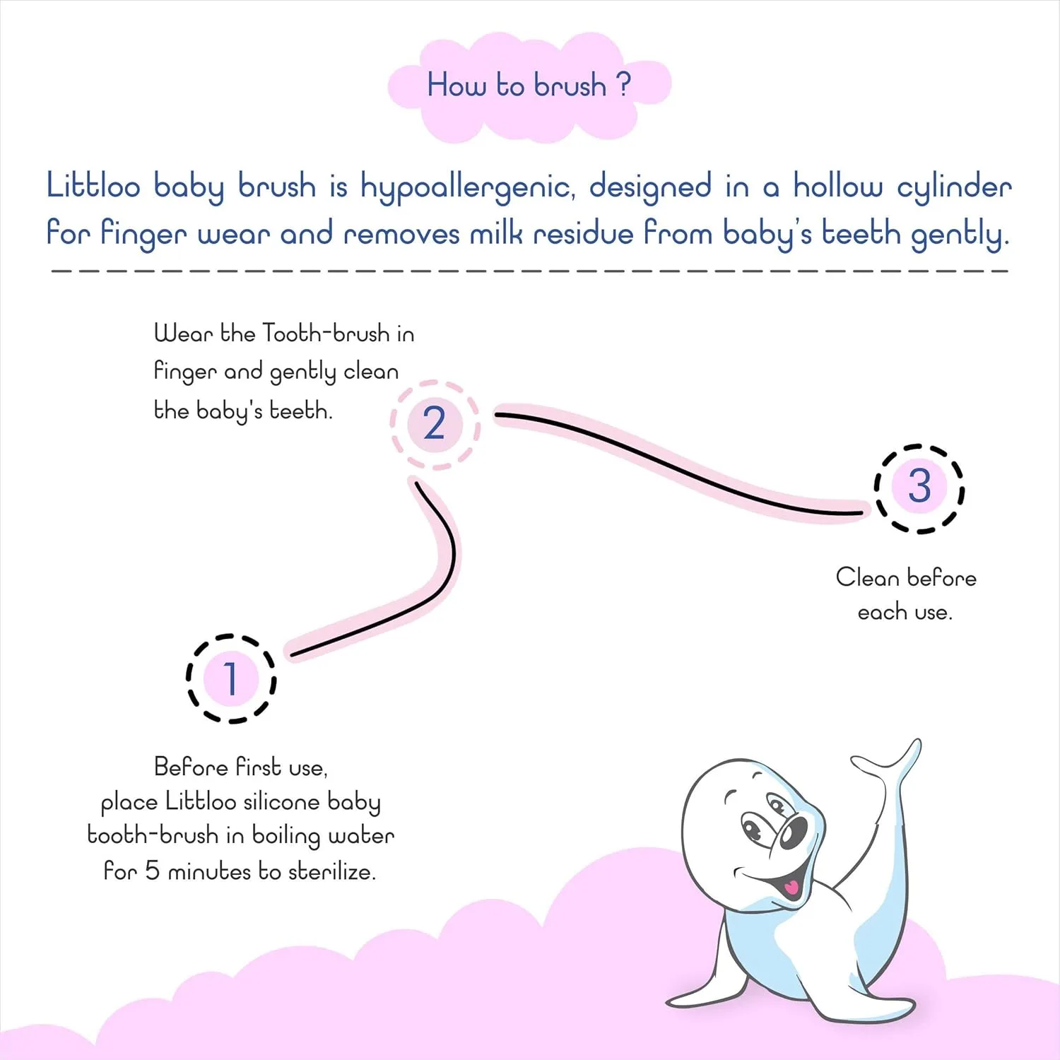 In-Depth Review: best baby toothbrush finger - best baby toothbrush finger – Littloo Baby Finger Toothbrush 4 Littloo Baby Finger Toothbr - view 3