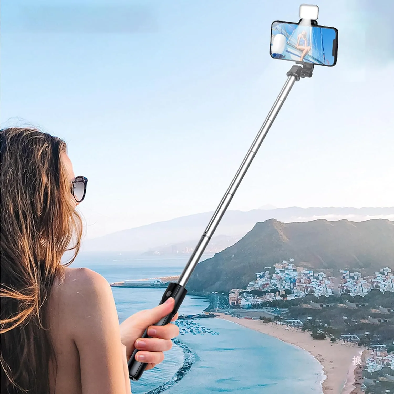 In-Depth Review: best travel selfie stick - Kratos K9 Selfie Stick Tripod With Light, 67 inch /170CM Reinforced Tripod for Mobile Phone, Multi-Functio 6 Kratos K9 Selfie Stick Tri - view 5