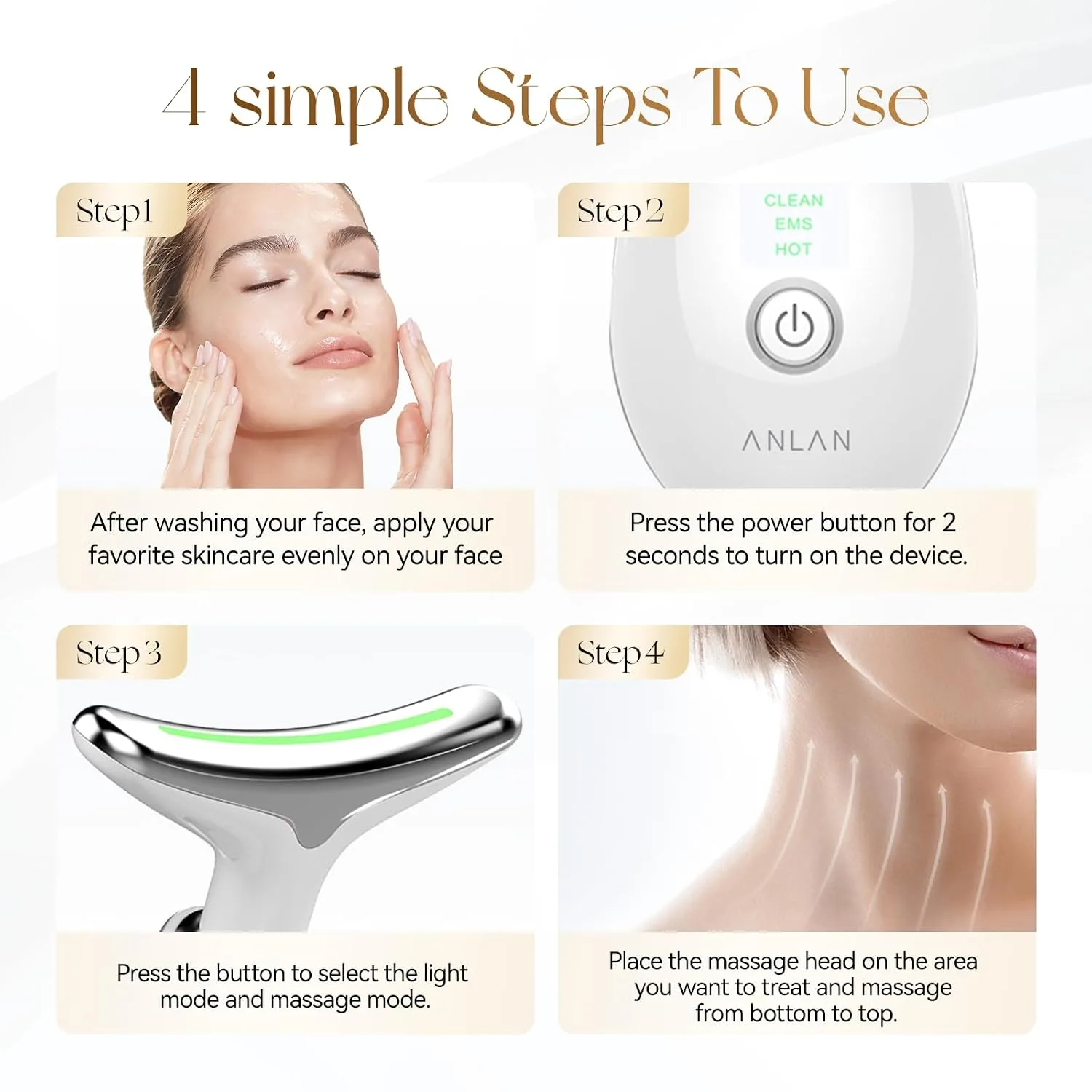 In-Depth Review: best led facial device - Anlan Red Light Therapy Face Massager, Skin Lift Device With 7 Colors, 3 Modes Led Facial Sculptor For Skint 8 Anlan Red Light Therapy F - view 7