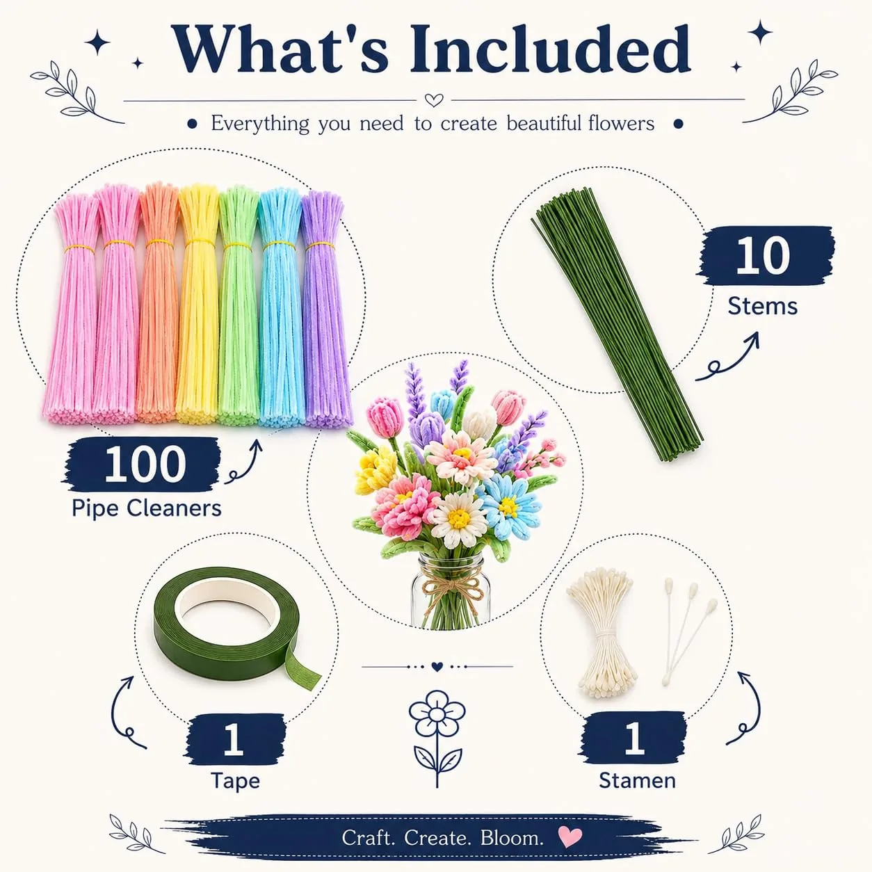 Pipe Cleaners for Craft - view 2