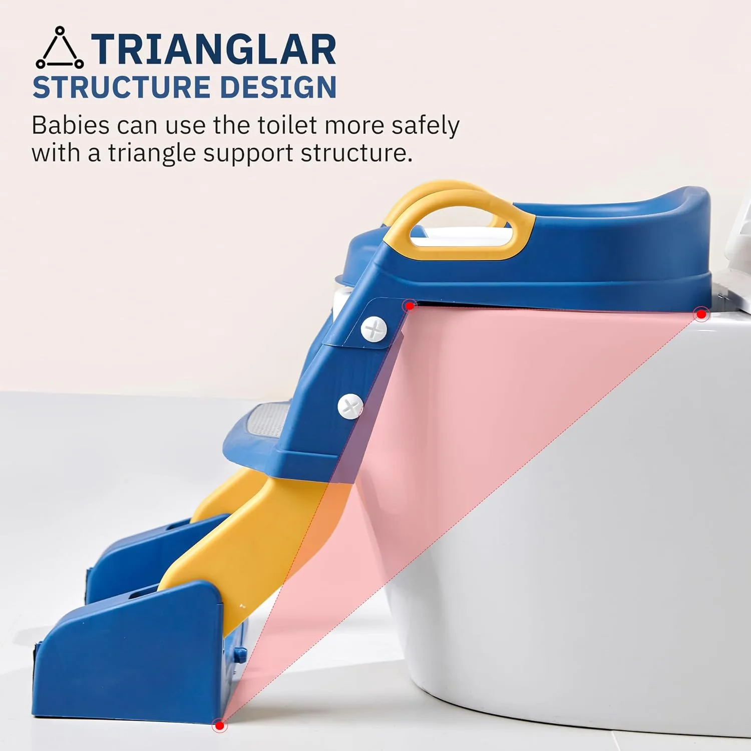In-Depth Review: best travel potty seat - Baybee 3 IN 1 Vega Ladder Potty Seat for Kids | Foldable Baby Western Toilet Seat with Adjustable Height, Gr 6 Baybee 3 IN 1 Vega Ladder - view 5