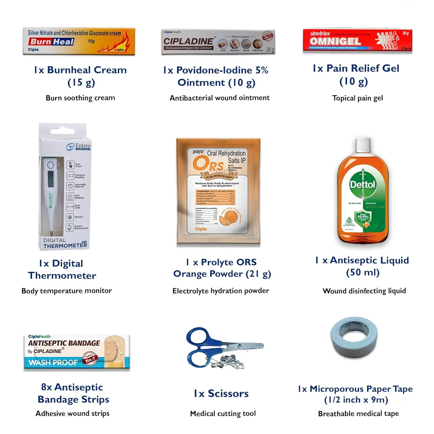 In-Depth Review: best bike first aid kit - Carent Jumbo First Aid Kit for Home, Car, Travel & Office – 21 Essential Emergency Medical Supplies 5 Carent Jumbo First Aid Kit - view 4