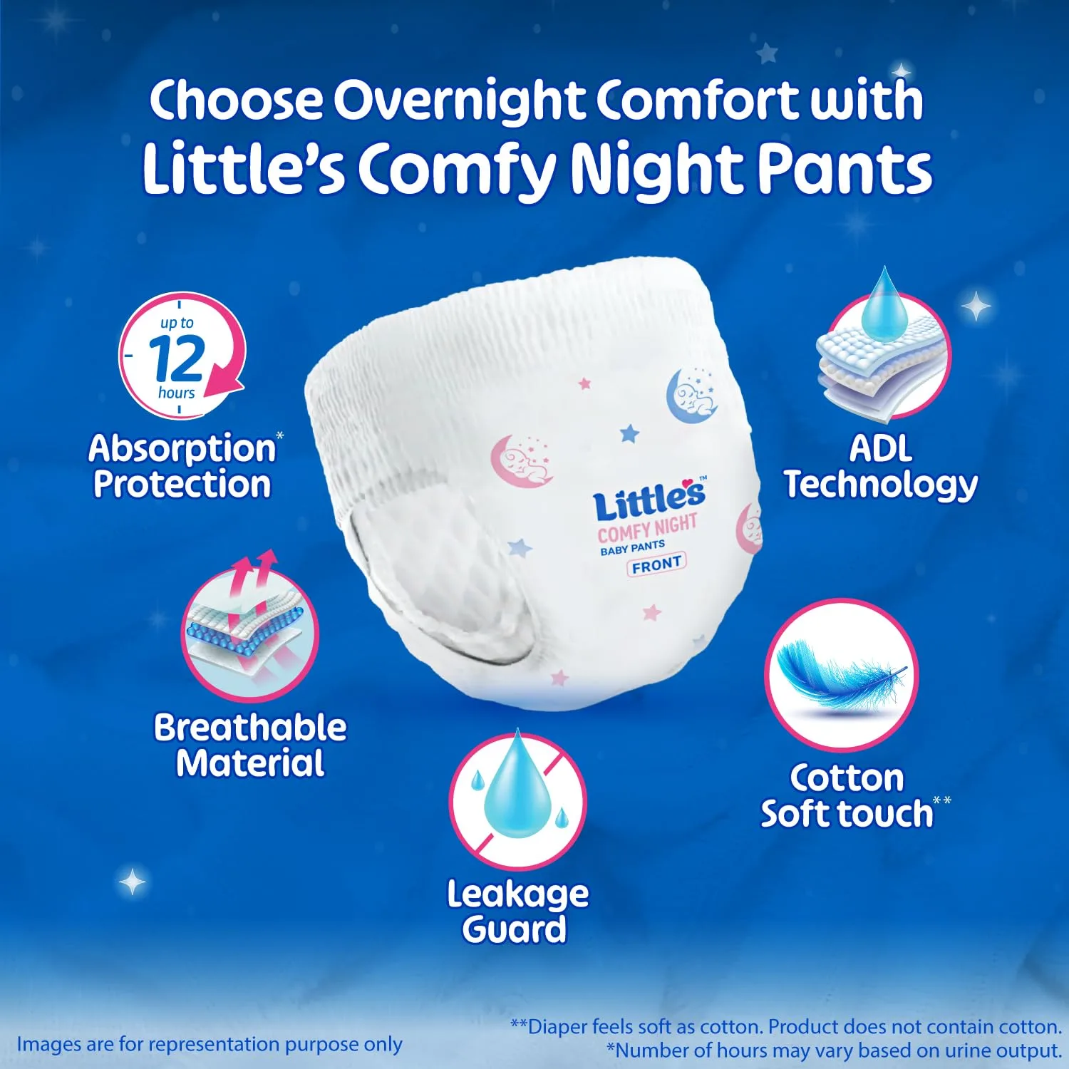 Little’s Baby Diapers S Size - view 8
