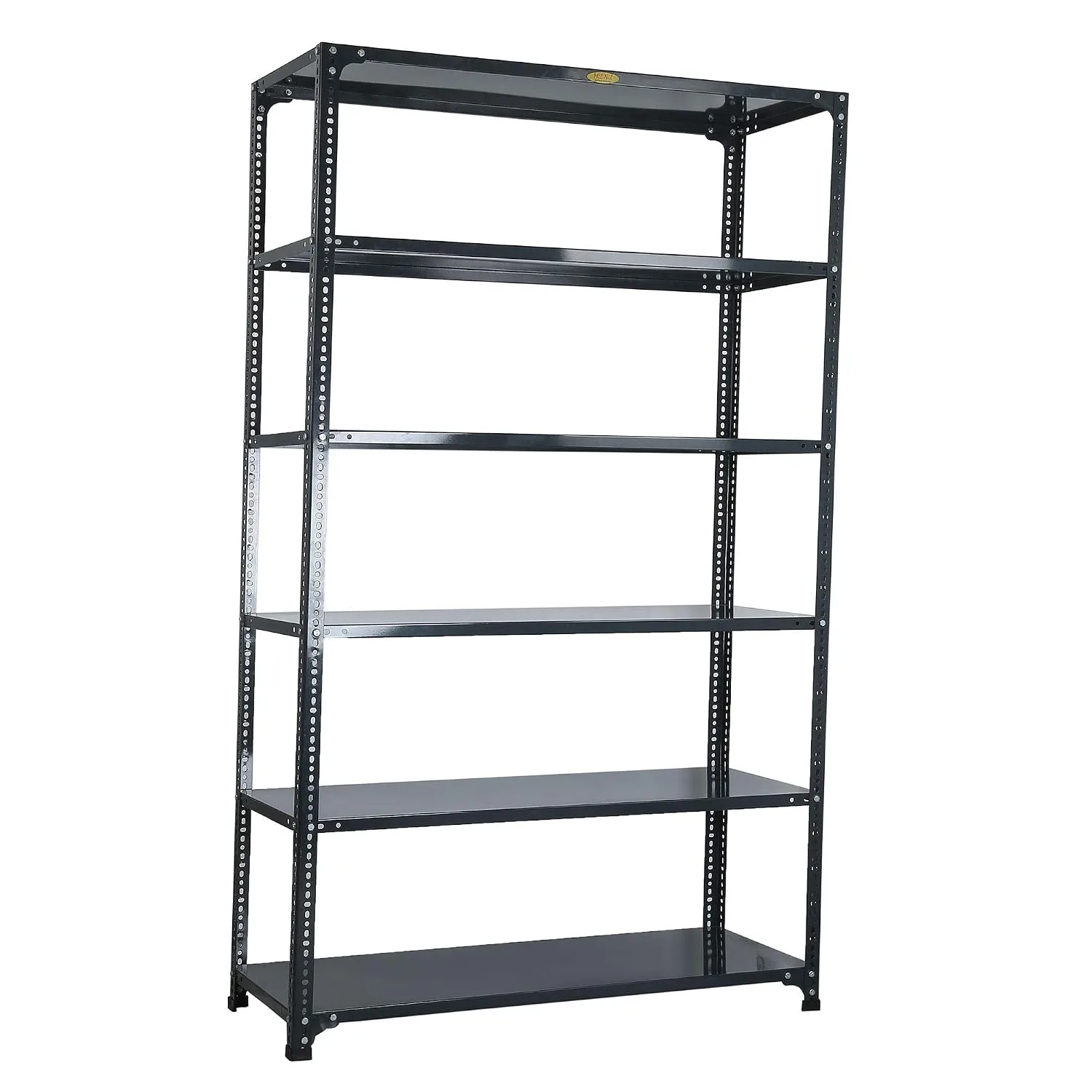 In-Depth Review: best multipurpose storage rack - Mil-Nil Prime CRC Sheet 6 Shelf Slotted Angle Rack for Storage Multipurpose | 24 Gauge Shelves, 16 G 2 best multipurpose storage rack