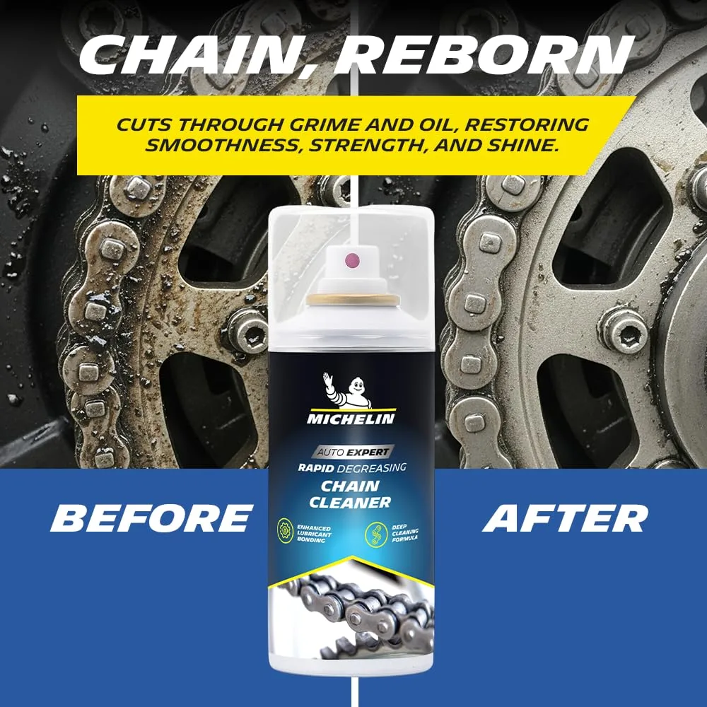 In-Depth Review: best bike chain cleaner - MICHELIN Bike Chain Cleaner Spray 150ml | Powerful Degreaser for Motorbike & Bicycle Chains | Easily Remove 7 MICHELIN Bike Chain Cleaner - view 6