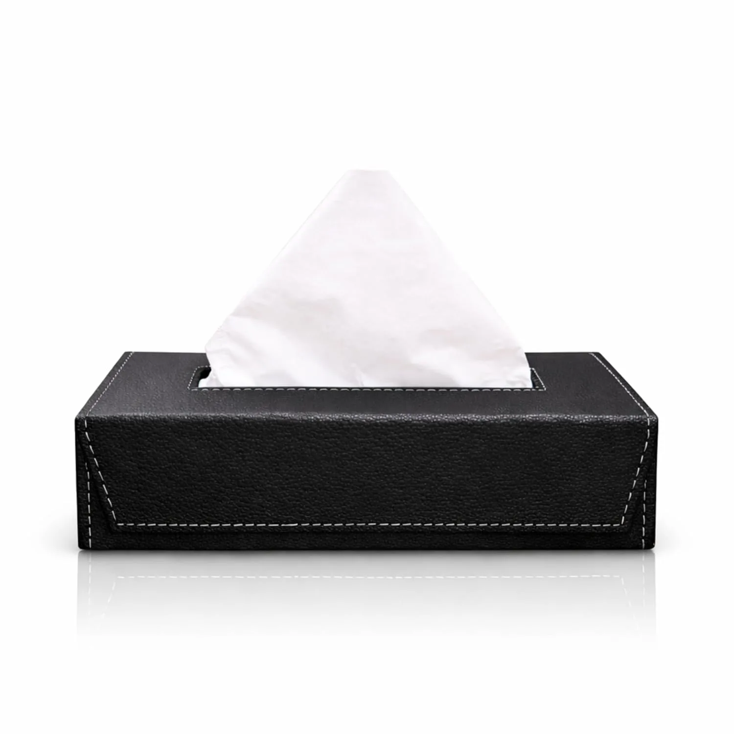 In-Depth Review: best tissue box holder - LEEZEL| Tissue Box Holder with 100 Pulls Cotton Rags Tissue | Handcrafted Fine Leather – Like Finish | 1 best tissue box holder