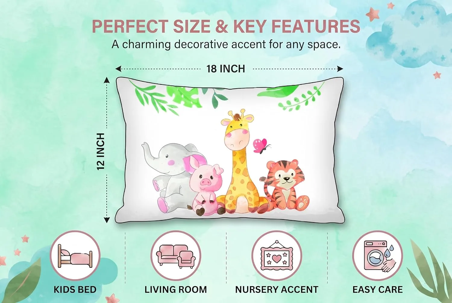 best small animal bedding - Kids Pillow Pack of 2, 12x18 Inc 7 Kids Pillow Pack of 2, 1 - view 7