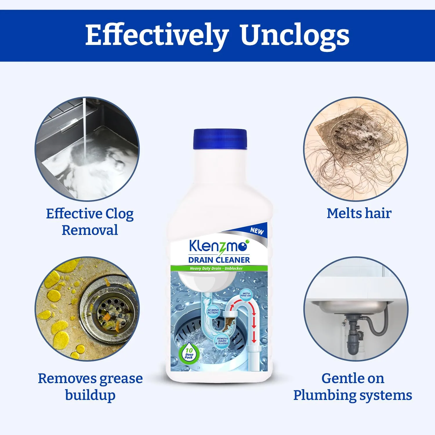 Klenzmo Drain Cleaner Liqui - view 5