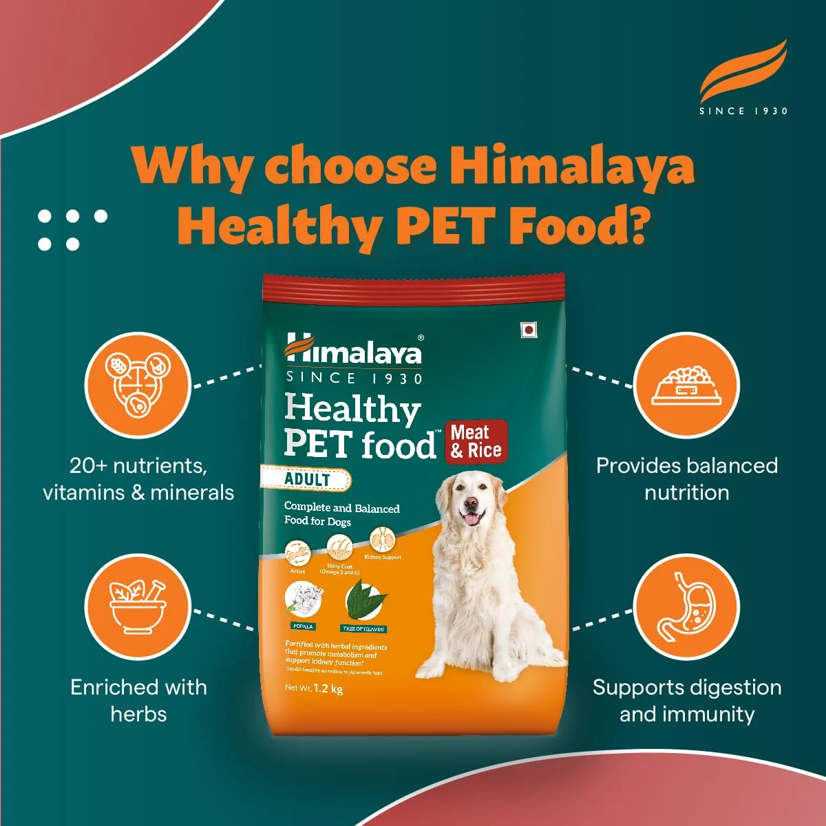 In-Depth Review: best dog food india - Himalaya Healthy PET Food for Adult Dogs | Meat & Rice | 1.2kg | Complete & Balanced Nutrition with Mountain Kn 9 Himalaya Healthy PET Food fo - view 8