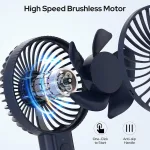 COSTAR Handheld Fan, Brush - view 5