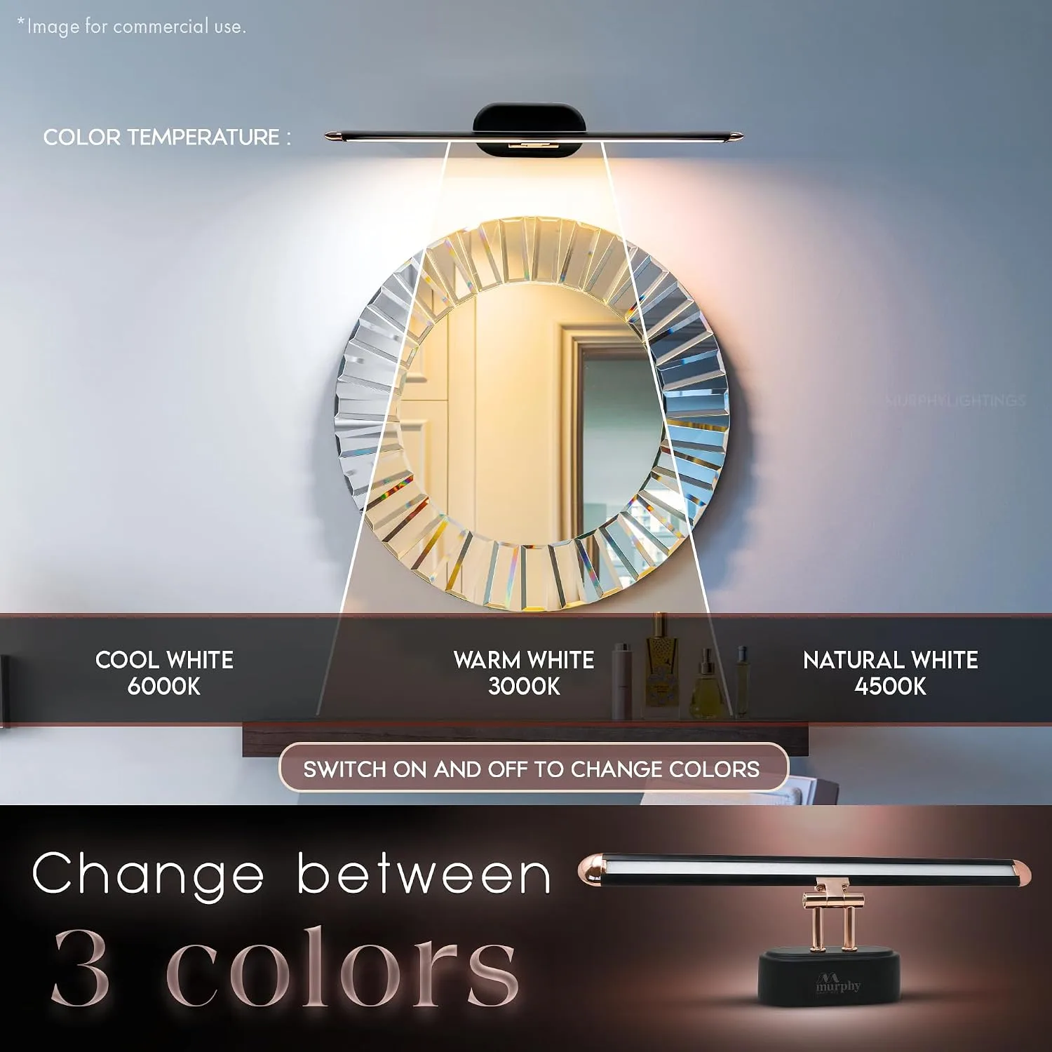Murphy 6W 3-in-1 Color Chn - view 4