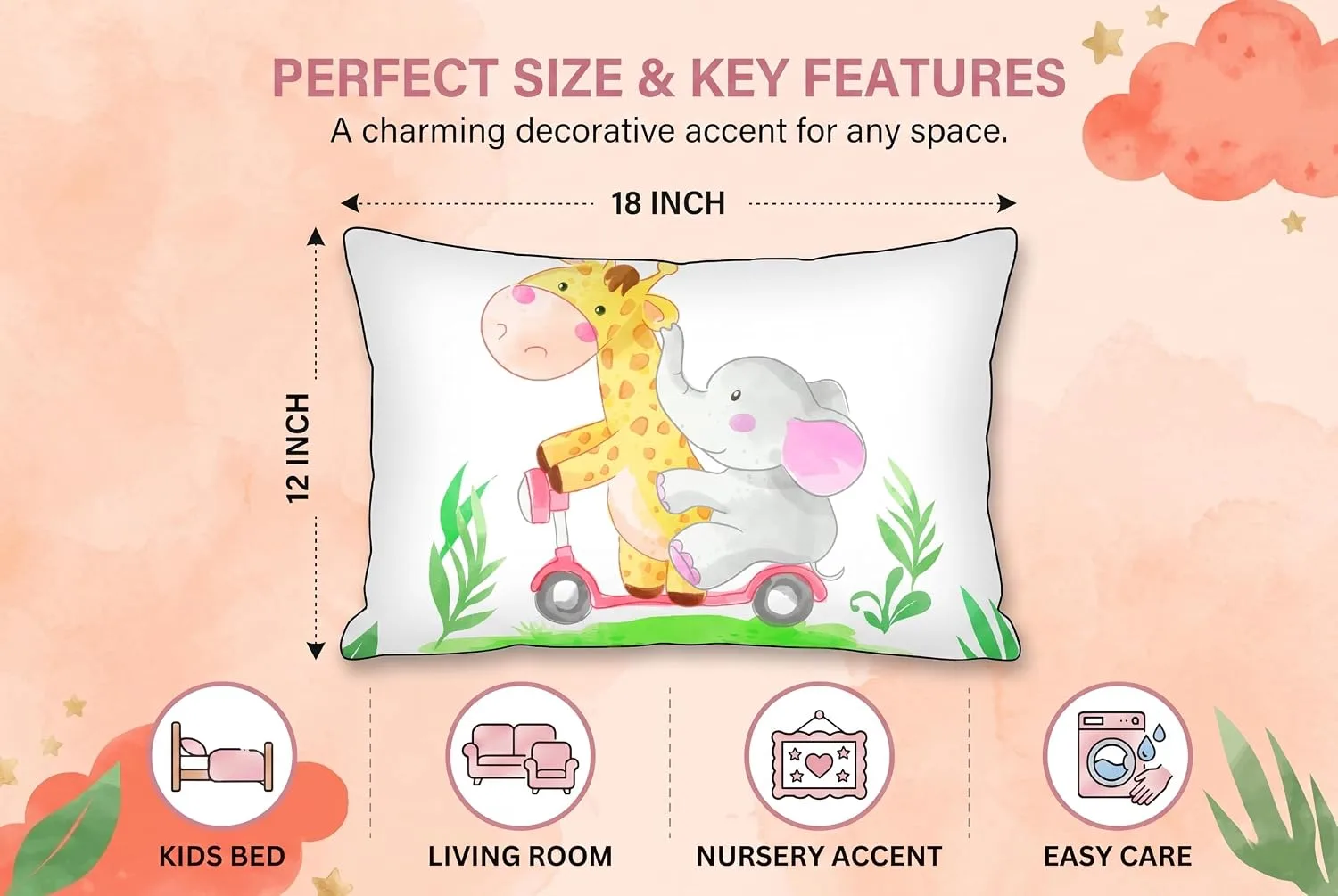 best small animal bedding - Kids Pillow Pack of 2, 12x18 Inc 4 Kids Pillow Pack of 2, 1 - view 4