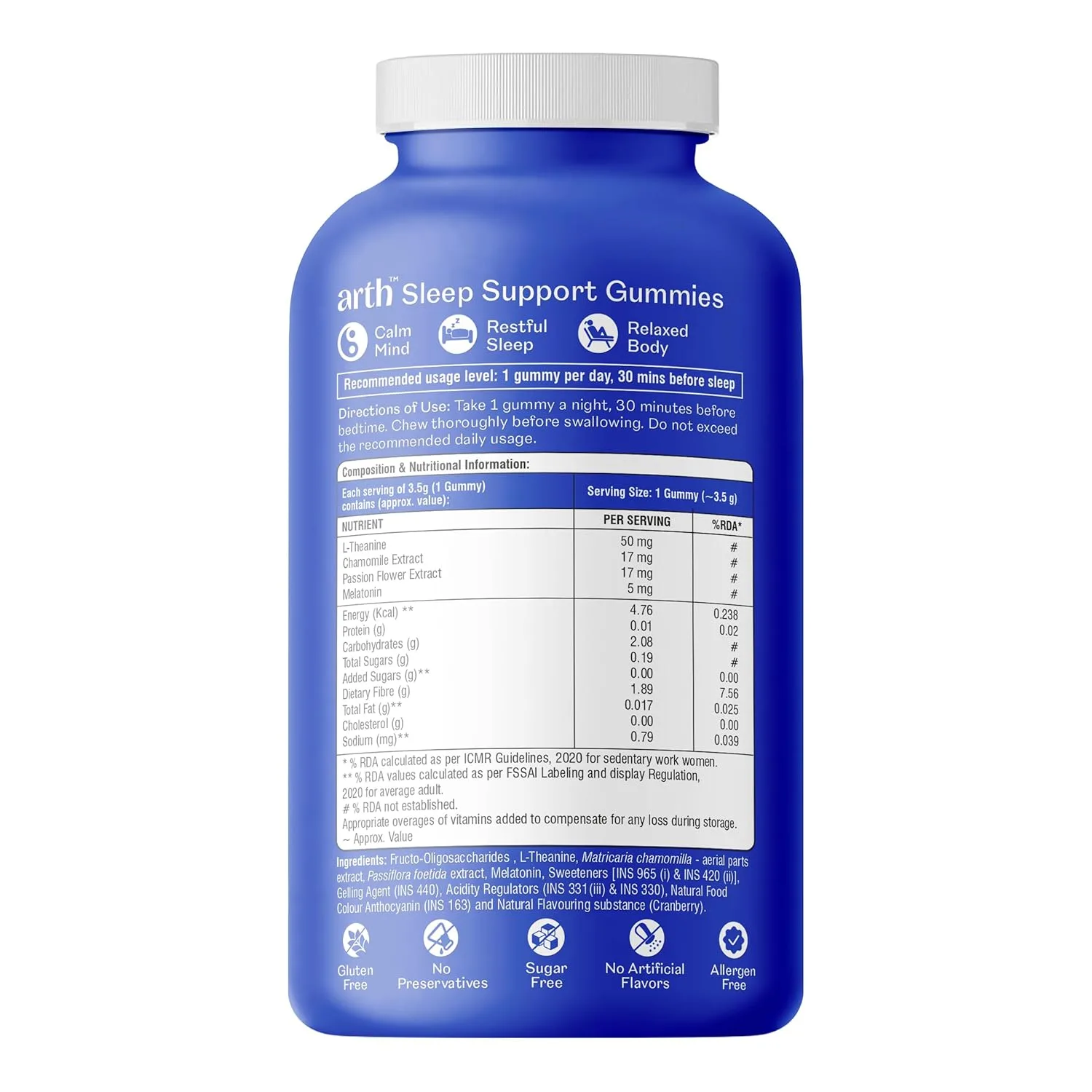 best sleep aid melatonin - Arth 5mg Melatonin Gummies For De 9 Arth 5mg Melatonin Gummi - view 9