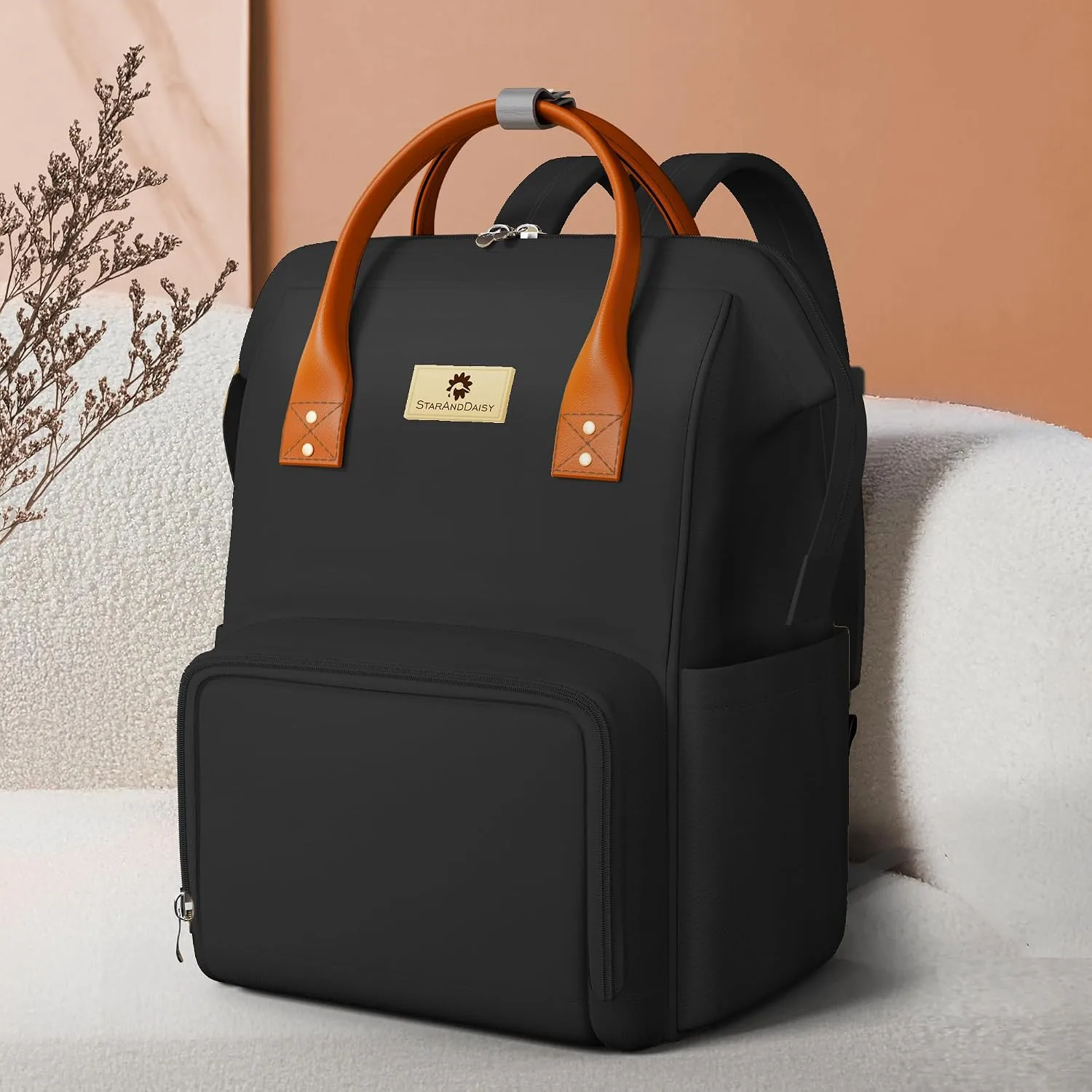 In-Depth Review: best travel diaper bag - StarAndDaisy Diaper Backpack For Mothers For Travel/Diaper Bags For Mom With Multi Compartments, Insulated B 3 StarAndDaisy Diaper Backpack For - view 2