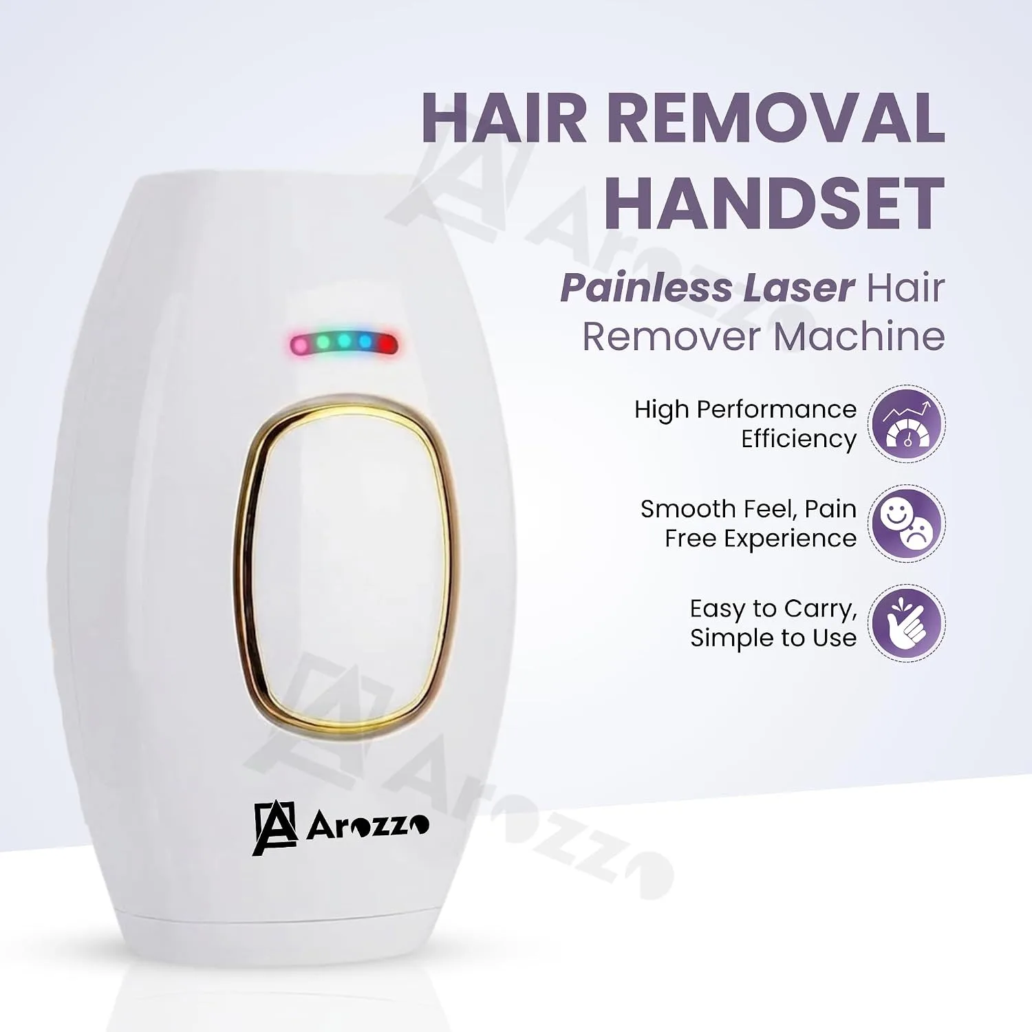 In-Depth Review: best ipl hair removal - IPL Hair Removal Handset for Women & Men – Painless Laser Machine for Permanent Hair Reduction on Face 3 IPL Hair Removal Handse - view 2