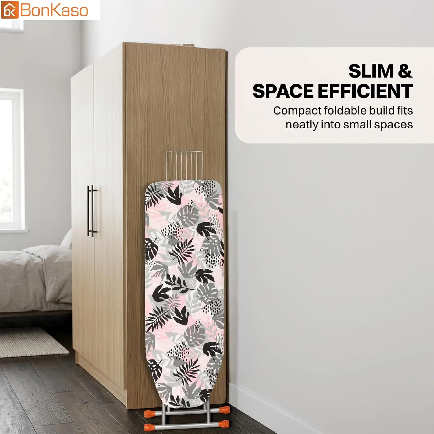 In-Depth Review: best ironing board - BonKaso Premium Foldable Ironing Board with Adjustable Height & Heat Resistant Iron Rest | Ergonomic Ironin 9 BonKaso Premium Foldable Ir - view 8
