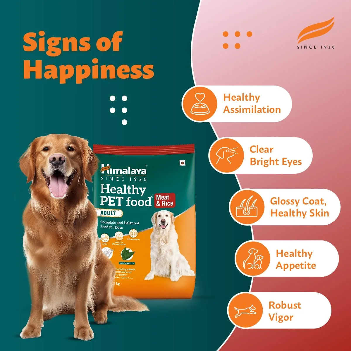 In-Depth Review: best dog food india - Himalaya Healthy PET Food for Adult Dogs | Meat & Rice | 1.2kg | Complete & Balanced Nutrition with Mountain Kn 4 Himalaya Healthy PET Food fo - view 3