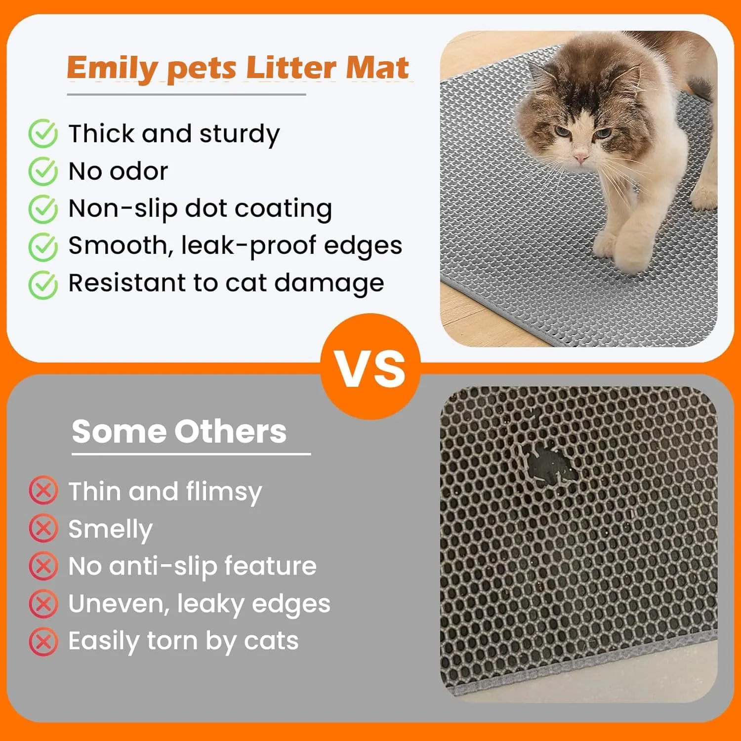 Emily Pets Cat Litter Mat - view 2