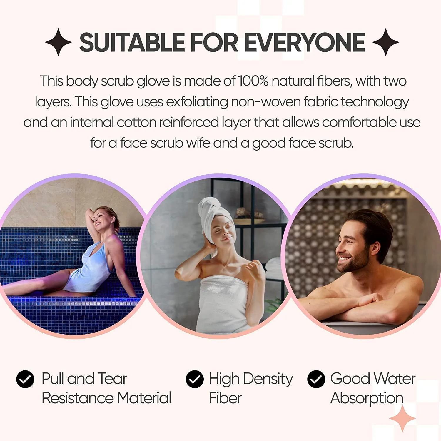 best body sponge exfoliating - WBC WORLDBEAUTYCARE Moroccan 6 WBC WORLDBEAUTYCARE Mor - view 6