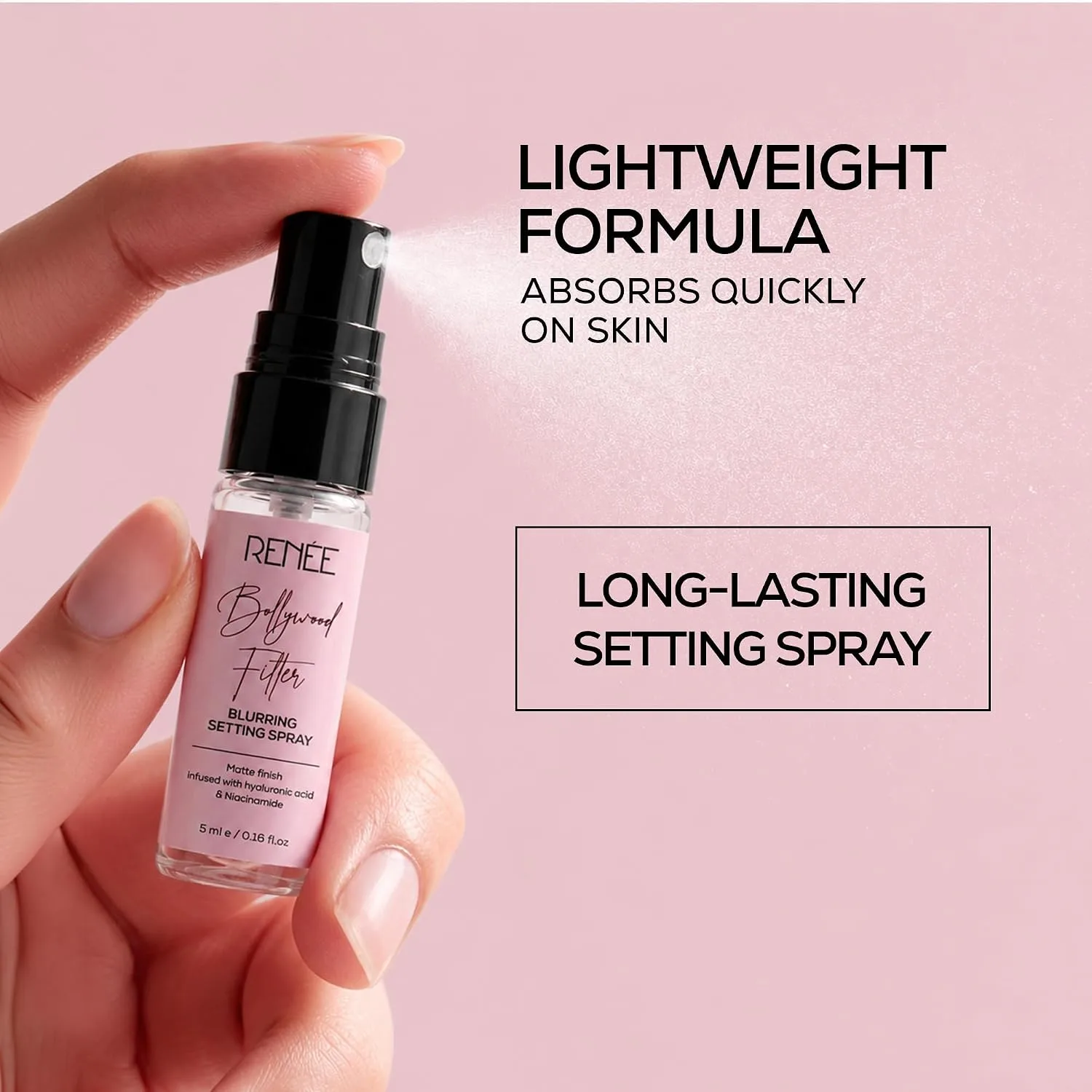 In-Depth Review: best setting spray makeup - RENEE Bollywood Filter Blurring Setting Spray for Face Makeup, Matte Finish & Pore Blur Effect with 5 RENEE Bollywood Filter Bl - view 4