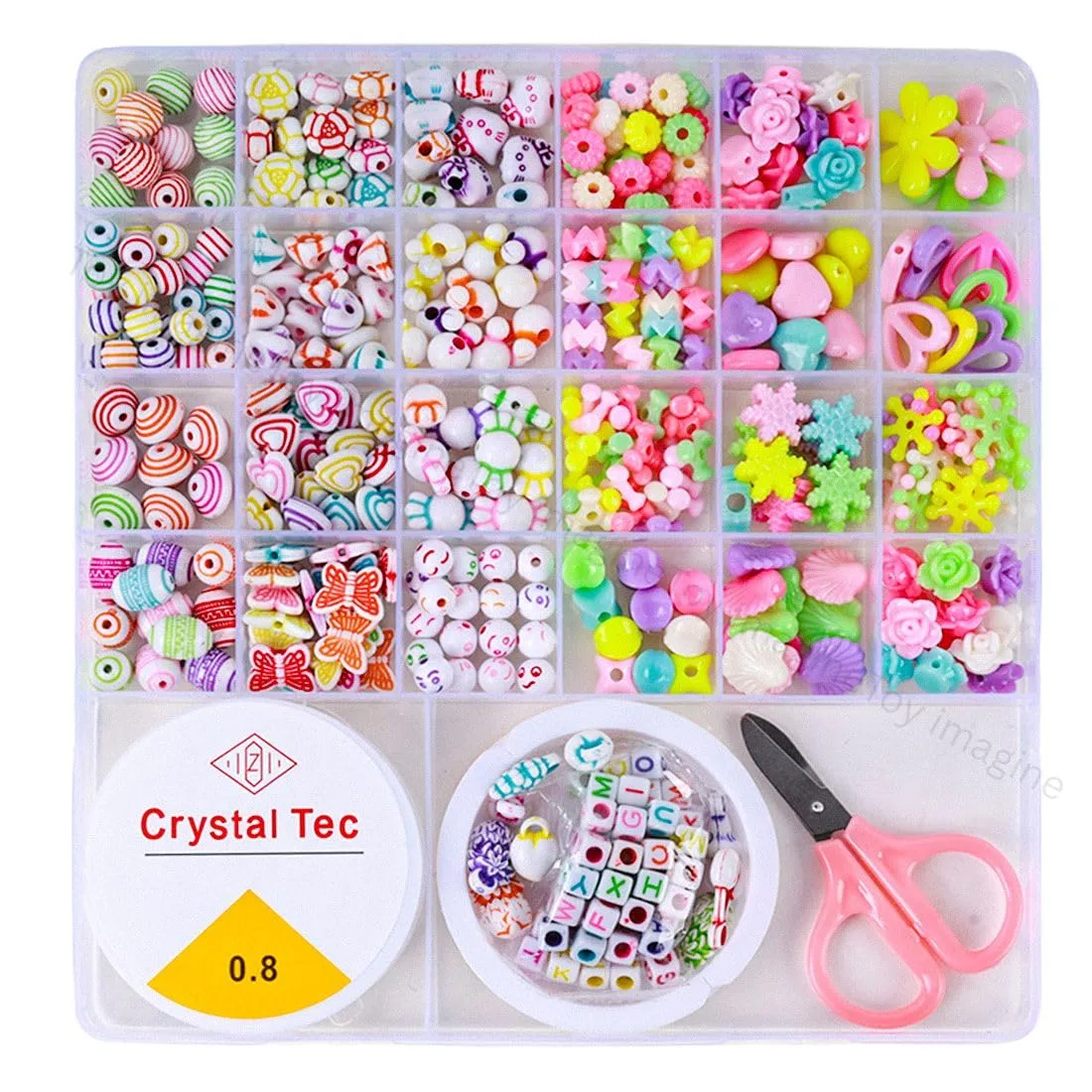 In-Depth Review: best craft beads set - Toy Imagine DIY Bracelet Making Kit for Girls – Beads Kit & Jewelry Craft Set with Charms, Scissors � 2 best craft beads set