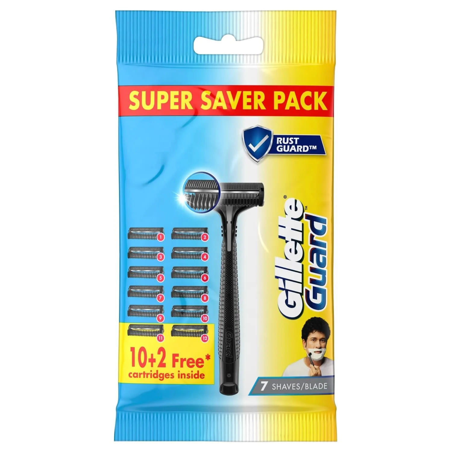 In-Depth Review: best razor for men - Gillette Guard Shaving Razor For Men (1 Razor With 12 Blades) | Super Value Pack With Upto 1 Year Of Shaving | S 2 Gillette Guard Shaving Razor For Men (1 Razor With 12 Blades) | Super Value Pack With Upto 1 Year Of Shaving | Safety Comb And Flexible Head For A Safe Shave | | best razor for men