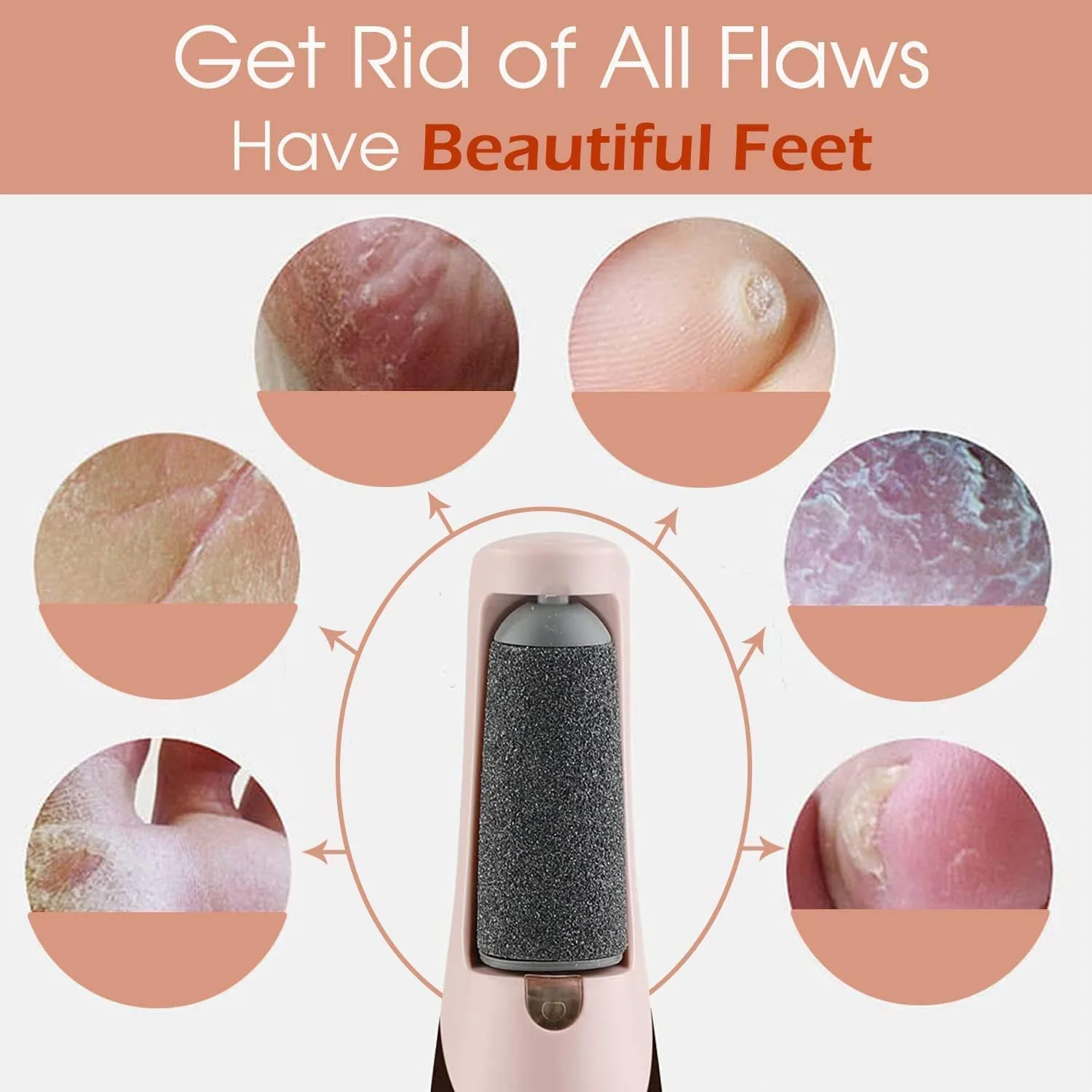 In-Depth Review: best callus remover tool - callus remover for feet dead skin remover pedicure tools Callus Remover Hard and Dead Skin Remover Electri 4 callus remover for feet de - view 3