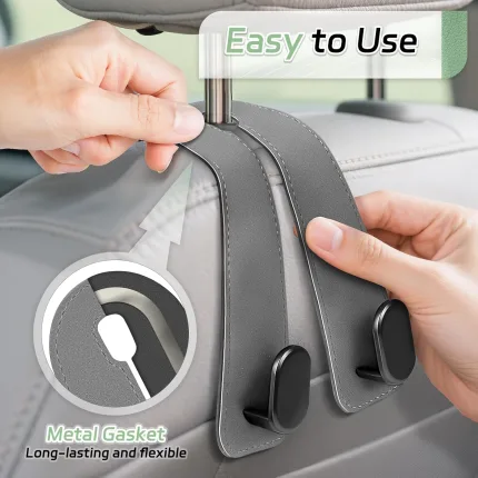 Car Seat Headrest Hooks - view 2