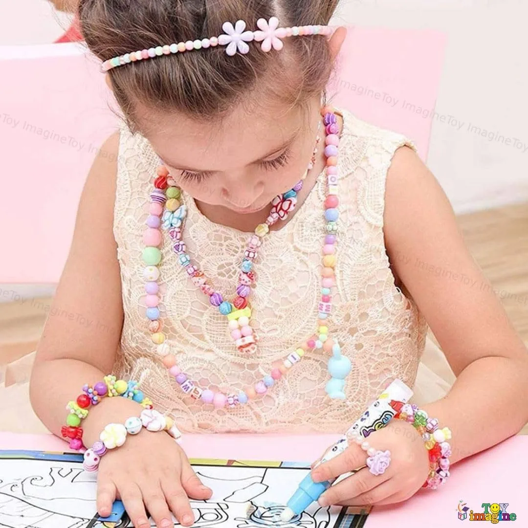 In-Depth Review: best craft beads set - Toy Imagine DIY Bracelet Making Kit for Girls – Beads Kit & Jewelry Craft Set with Charms, Scissors � 7 Toy Imagine DIY Bracele - view 6