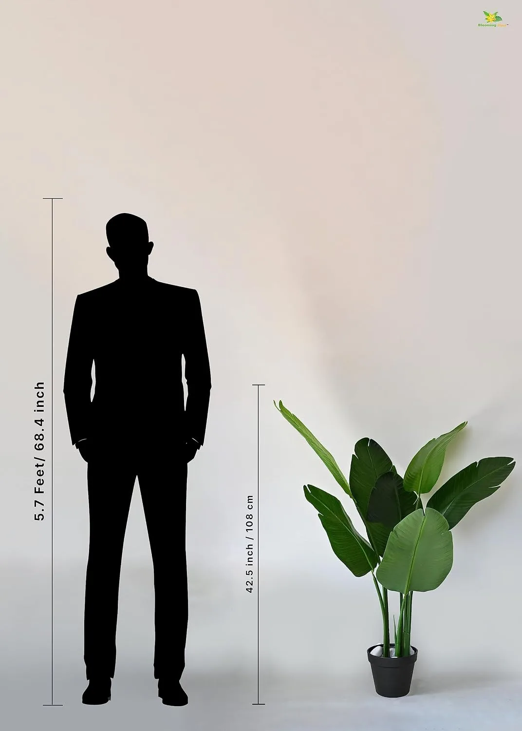 best artificial plants indoor - Blooming Floret Artificial B 3 Blooming Floret Artificial B - view 3