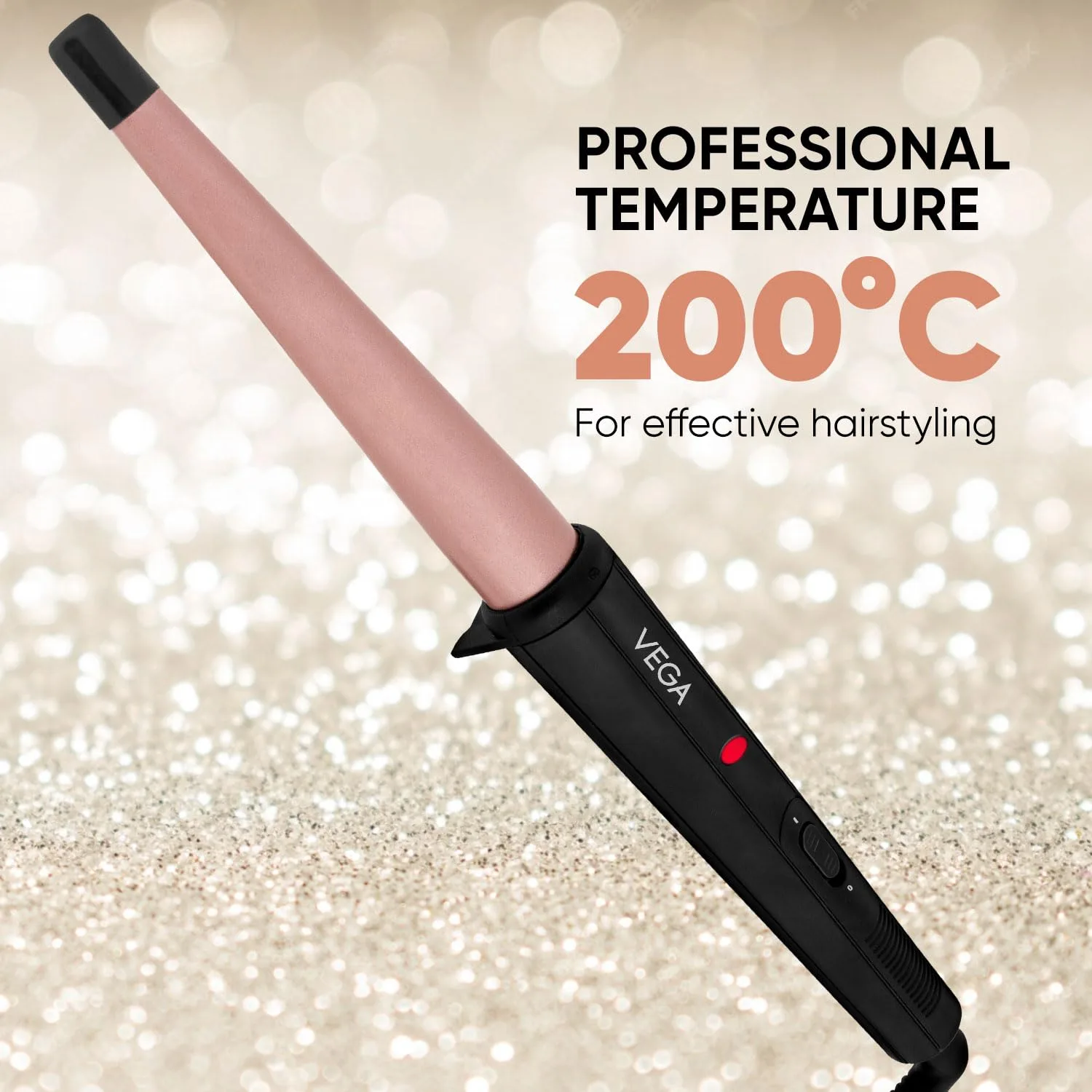In-Depth Review: best curling iron hair - VEGA I-Curl Hair Curler For Women With Ceramic Coated 0.5 Inch-1 Inch Barrel, Quick Heatup Technology,LED In 8 VEGA I-Curl Hair Curler - view 7