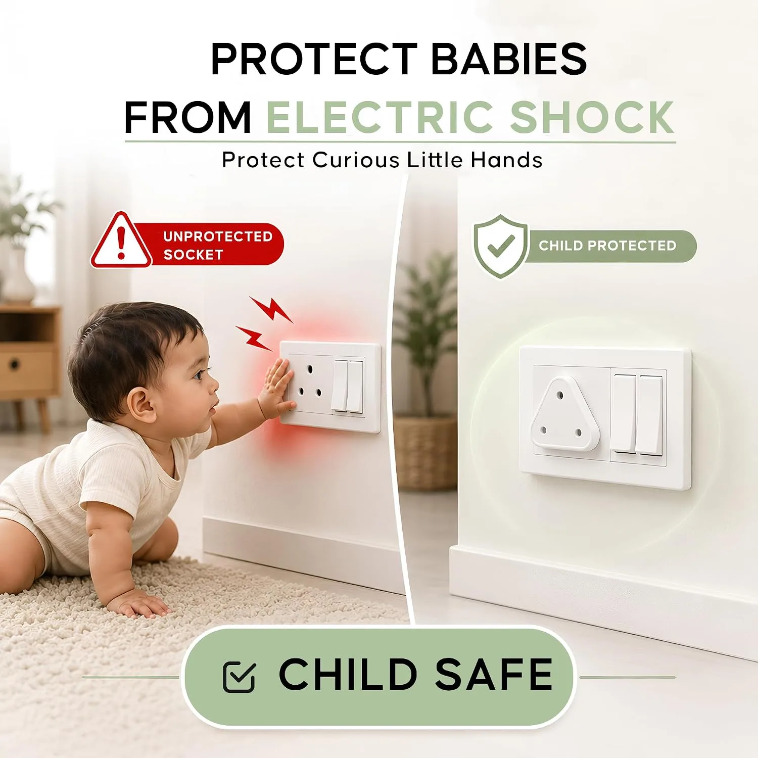 In-Depth Review: best baby electrical socket cover - DALUCI Baby Proofing Socket Plug Covers 10 Pcs – Baby Safety Child Proof Electric Socket Protec 3 DALUCI Baby Proofing Socke - view 2
