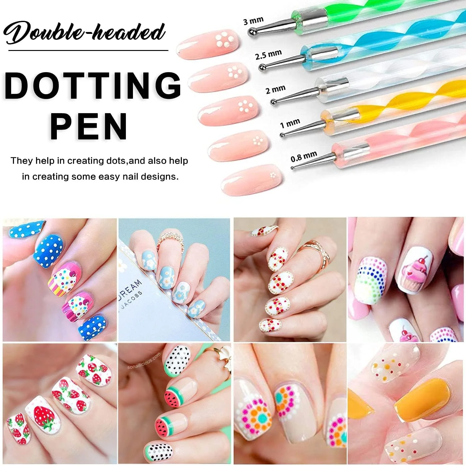 best nail art tools - 20 pcs Nail Art Brushes, Nail Art Desi 6 20 pcs Nail Art Brushe - view 6