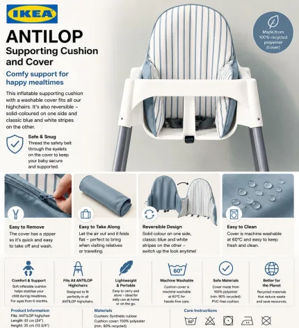 best baby high chair cushion
