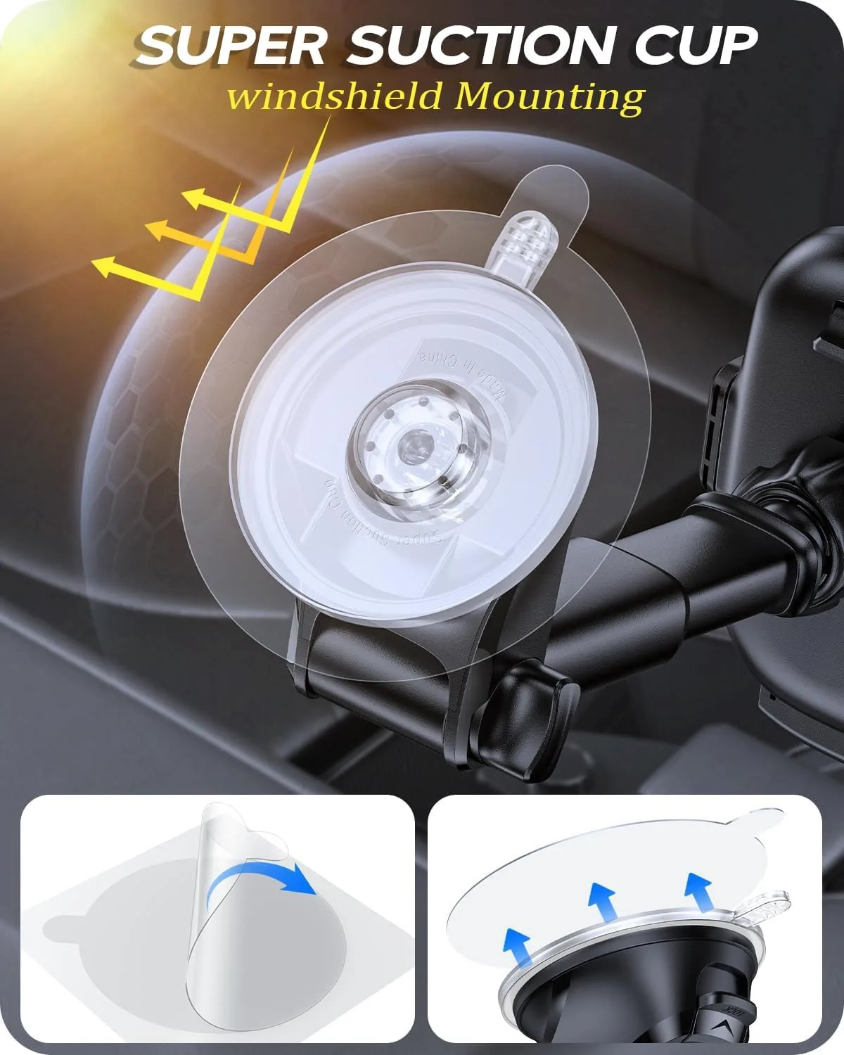 In-Depth Review: best car phone holder - Kratos Grip X2 car Mobile Holder for Dashboard with 360 Degree Rotation Phone Holder in car with Quick Releas 8 Kratos Grip X2 car Mobile - view 7