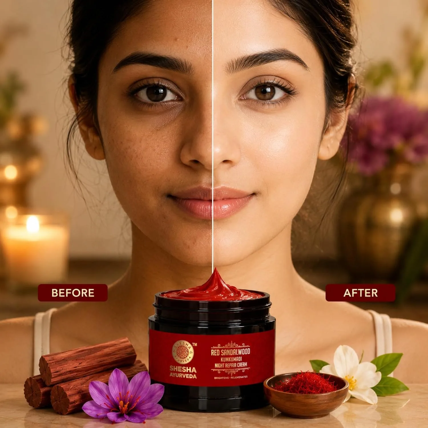 Shesha Ayurveda Red Sandal - view 2