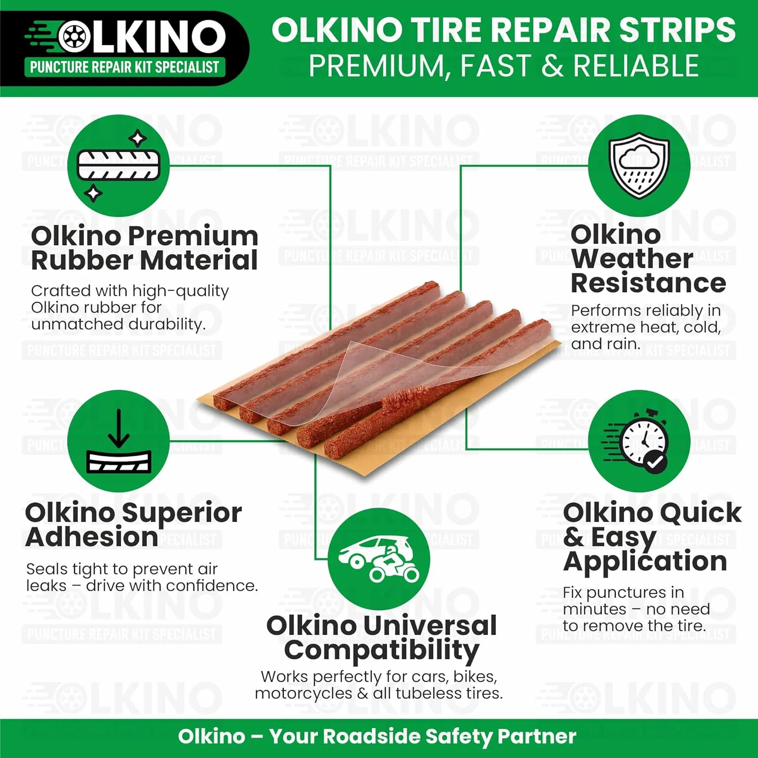 In-Depth Review: best bike puncture repair kit - OLKINO 12-in-1 Tubeless Tyre Puncture Repair Kit for Cars & Bikes | Heavy-Duty T-Handle Tools &# 8 best bike puncture repair kit view 6