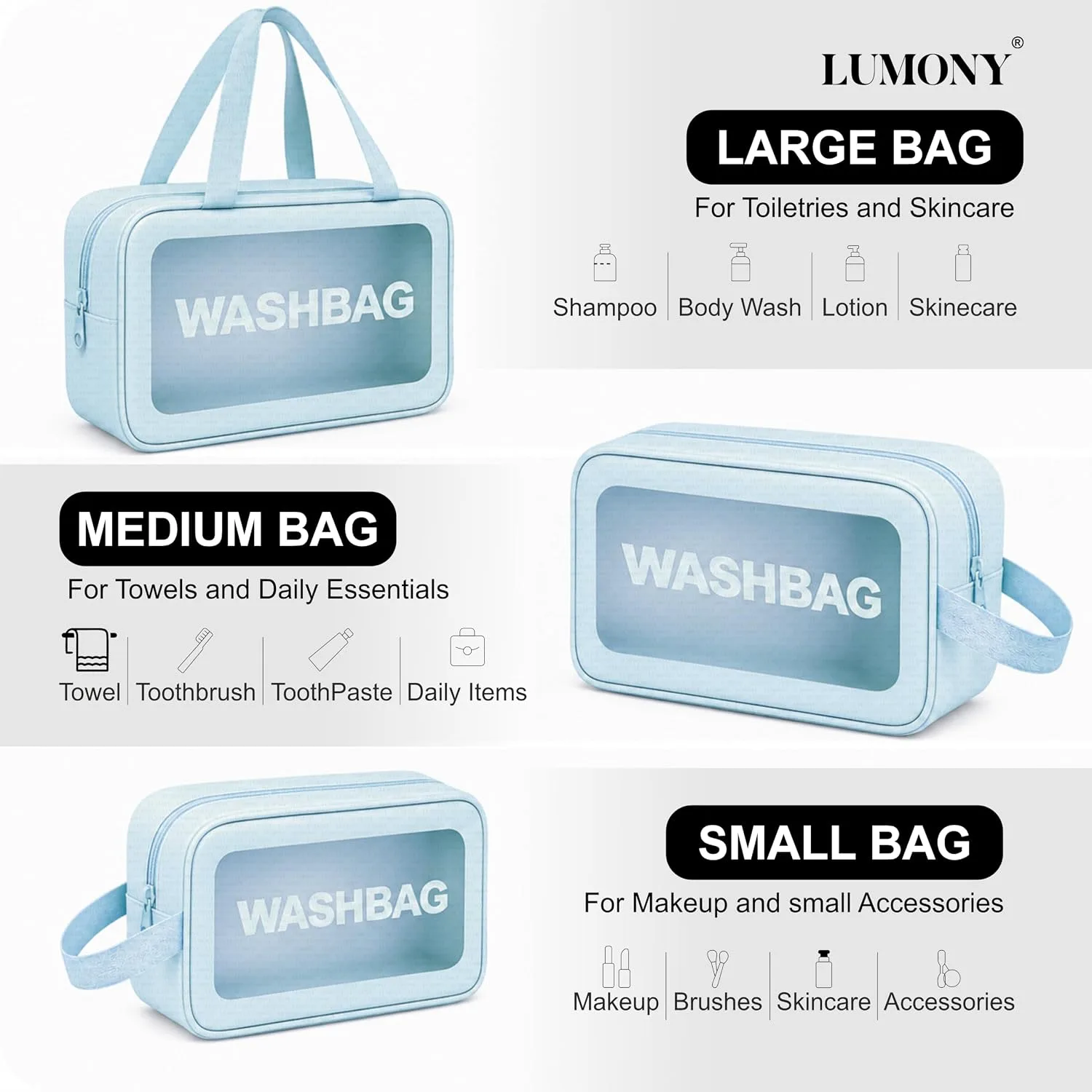 LUMONY® Makeup Pouch Bag PV - view 5
