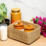 best cane basket decor