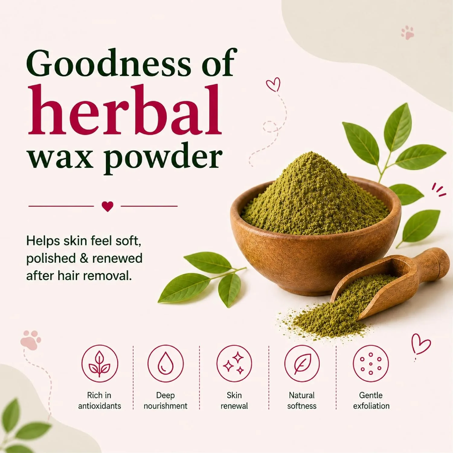 In-Depth Review: best hair removal wax kit - MEEOOW CLUB 4-in-1 Herbal Bikini Wax Powder for Women | Instant Bikini Line Hair Removal | Made for Sensi 4 MEEOOW CLUB 4-in-1 Herbal - view 3