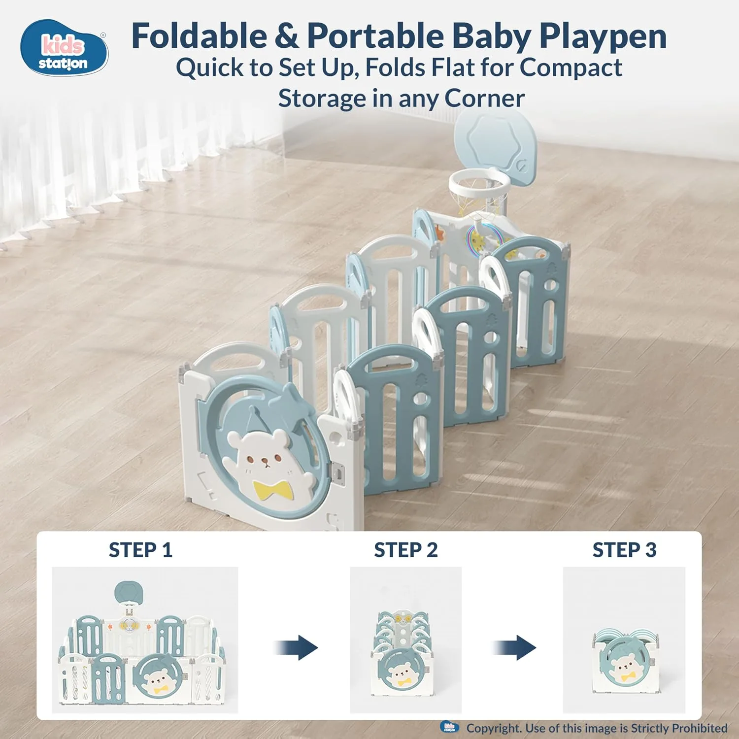 Kids Station Blue Bear L - view 7