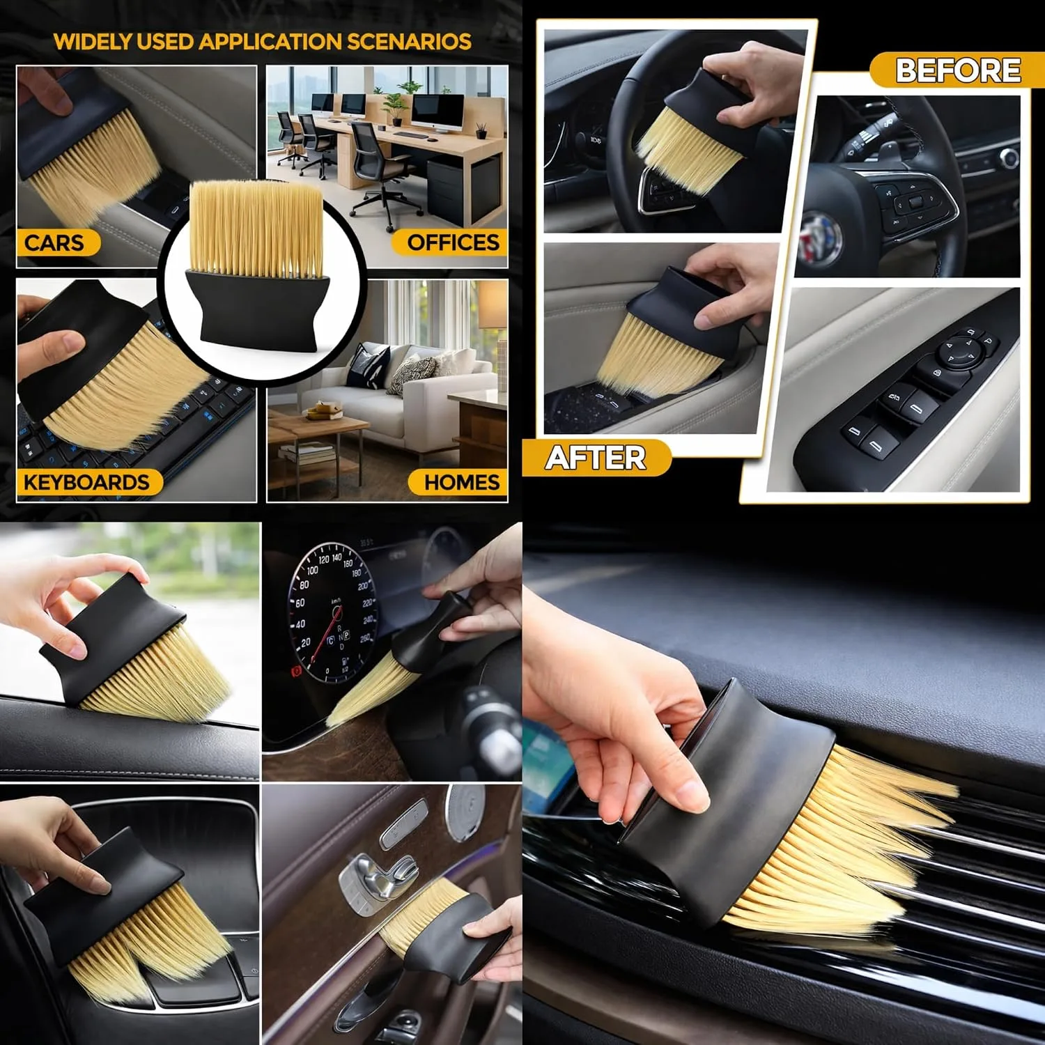 best bike cleaning kit - 8 Pcs Car Combo Kit Cleaning Kit Co 4 8 Pcs Car Combo Kit C - view 4