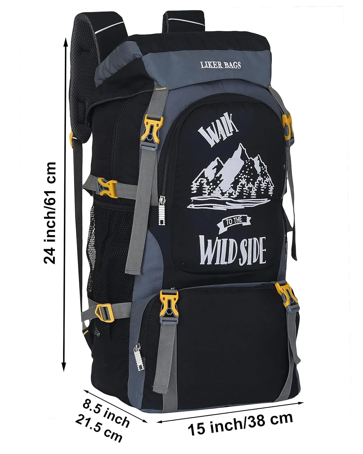 In-Depth Review: best travel backpack rain proof - Liker Bag 65L for Trekking, Hikking, Camping, Travelling, Sport Camp With Strong Compression Straps 9 Liker Bag 65L for Trekkin - view 8